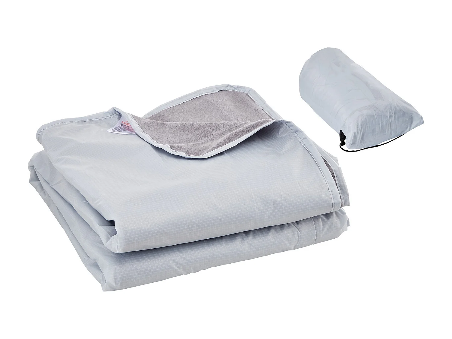 Couverture de Camping SucceBuy, 200.66cm x 149.86cm, Portable et Chaude, Idéale pour l'Extérieur en Gris Clair