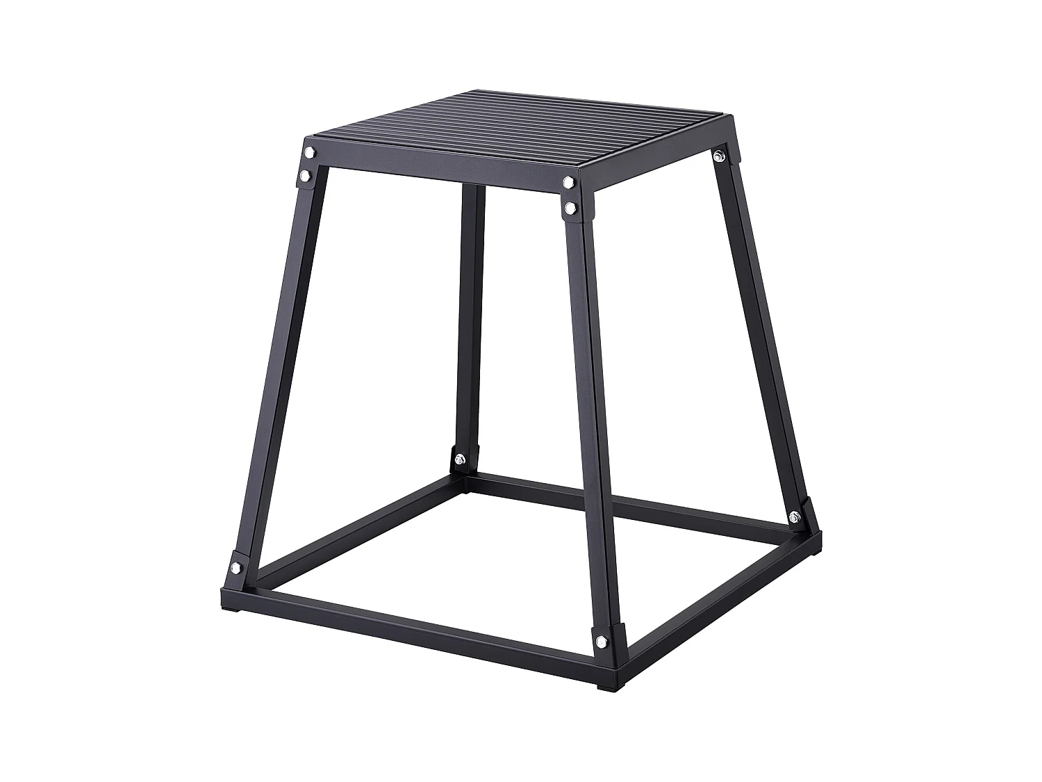 Caja de Salto Pliométrico SucceBuy, Caja de Pliometría, 3 Piezas, 30.5/45.8/60.9 cm, Negro