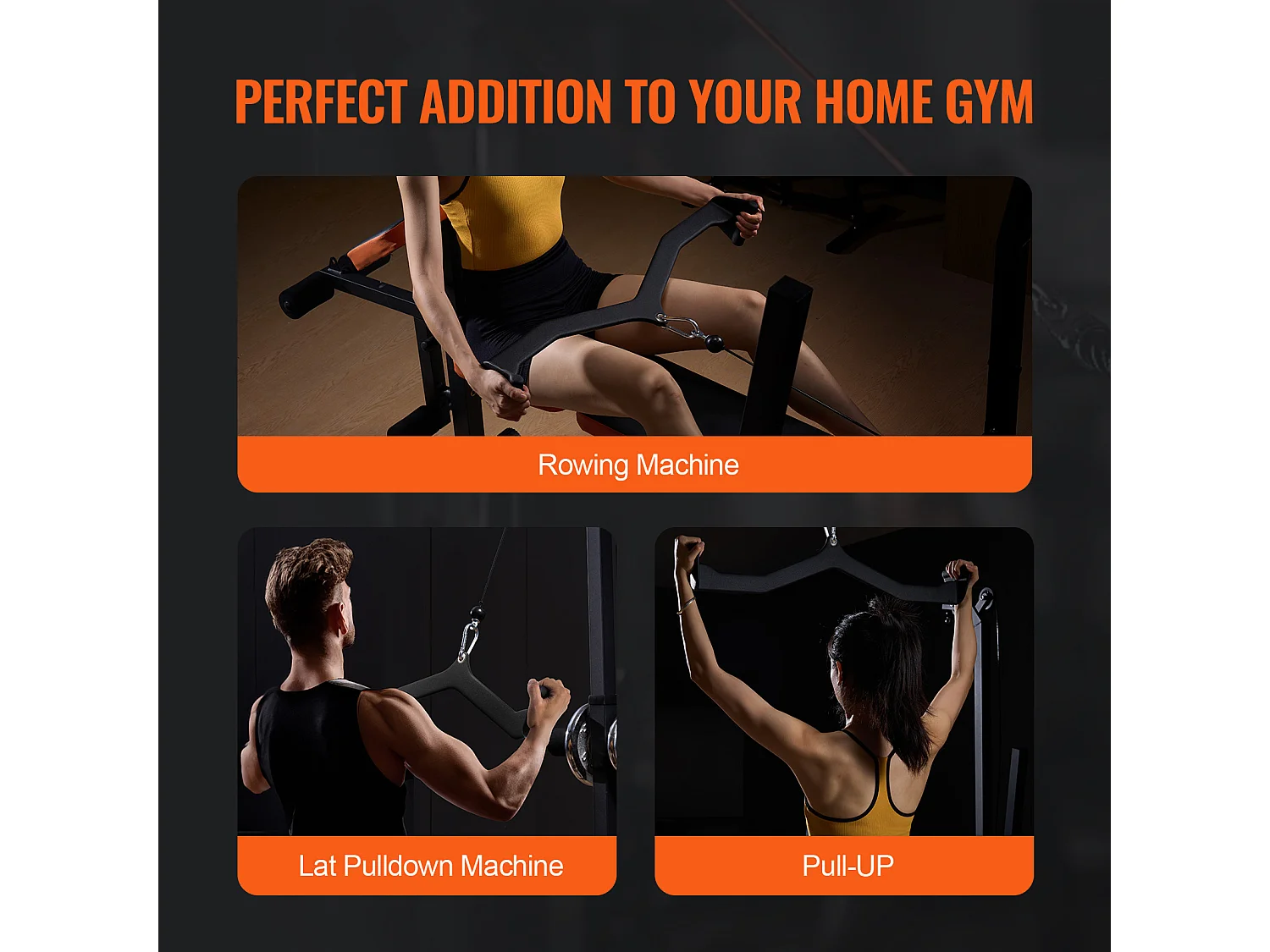 Barra di Trazione LAT SucceBuy, Barra a V con Impugnatura per Trizeps, per Macchina con Cavi, Palestra Domestica