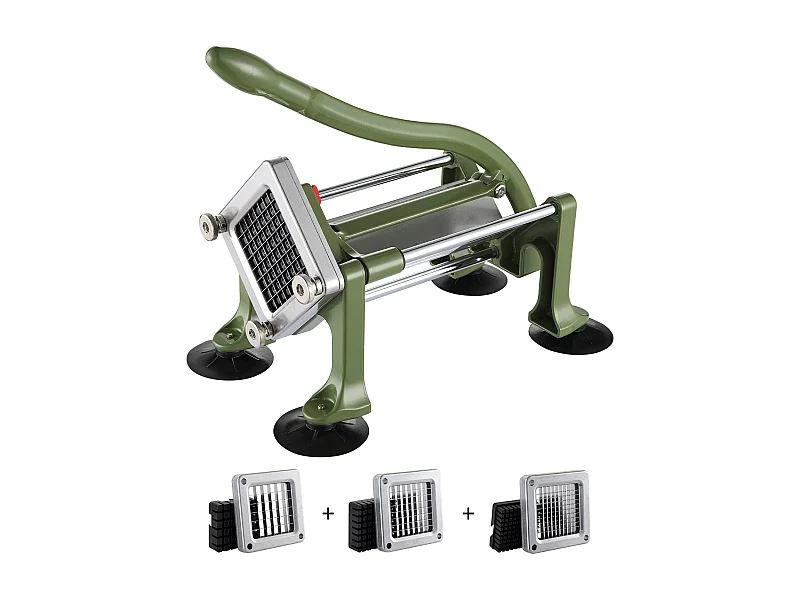 Tagliapatate e Verdure, SucceBuy Tagliapatate, un Tritatutto in Acciaio Inox per Patate e Verdure con 3 Lame