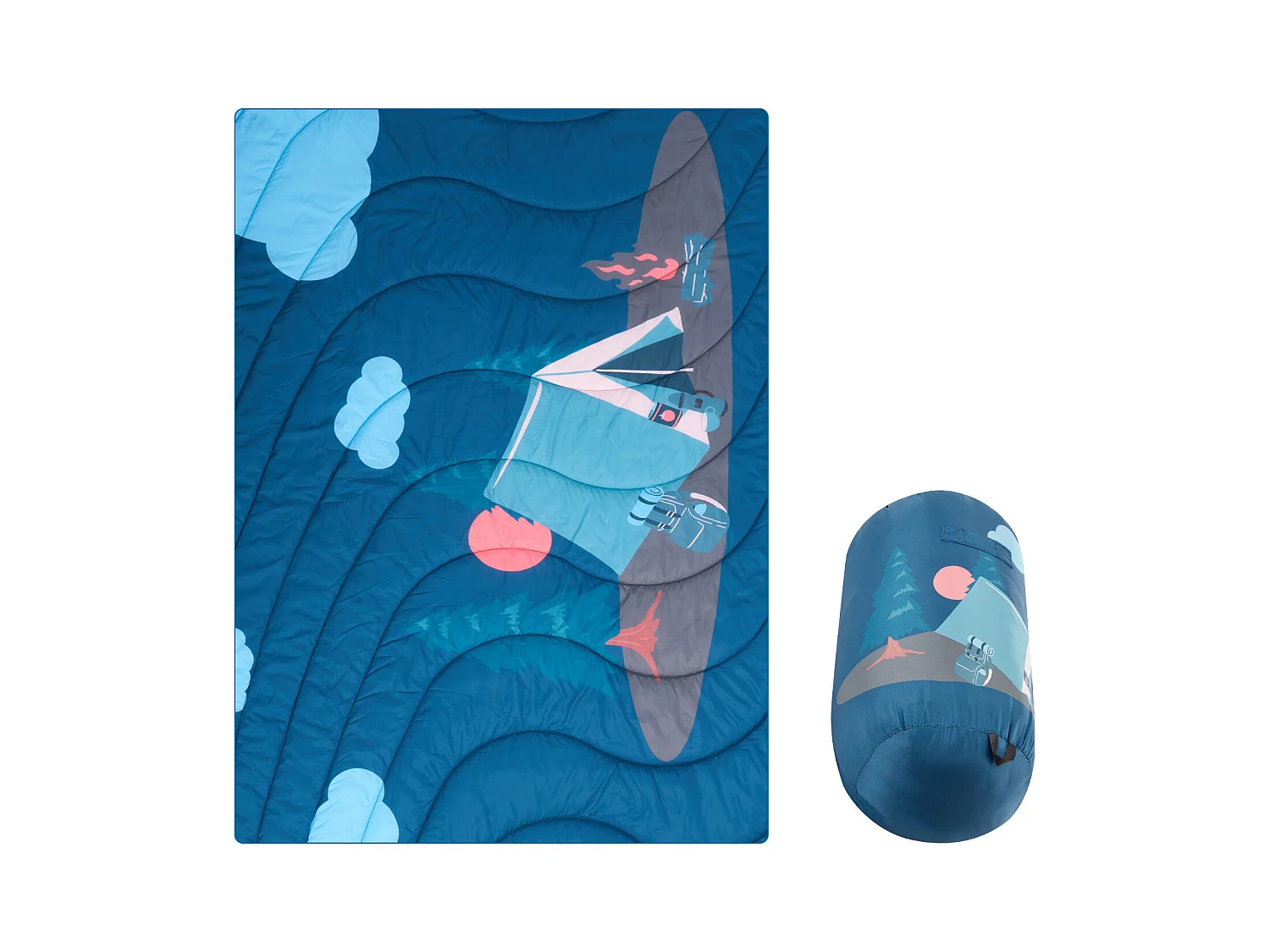 Couverture de Camping SucceBuy Grande Couverture de Camping Imperméable et Polyvalente