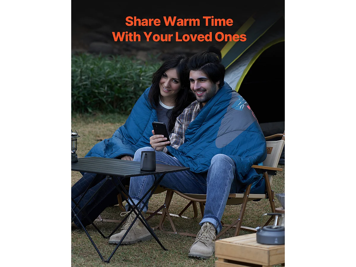 Couverture de Camping SucceBuy Grande Couverture de Camping Imperméable et Polyvalente