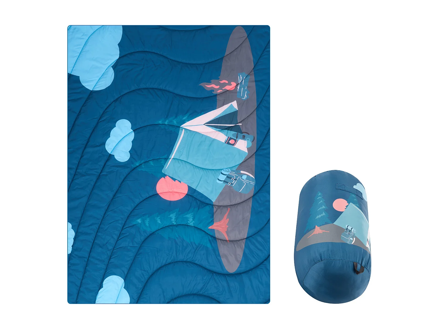 Couverture de Camping SucceBuy Grande Couverture de Camping Imperméable et Polyvalente