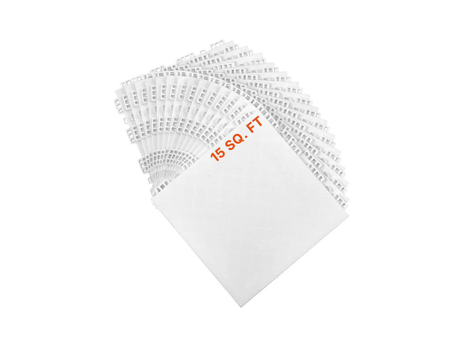 Bodenmatte SucceBuy für Gymnastik Satz von 15 Verriegelbaren Fliesen, Vielseitige Trainingsfläche, Tanzfläche, Schießscheibe