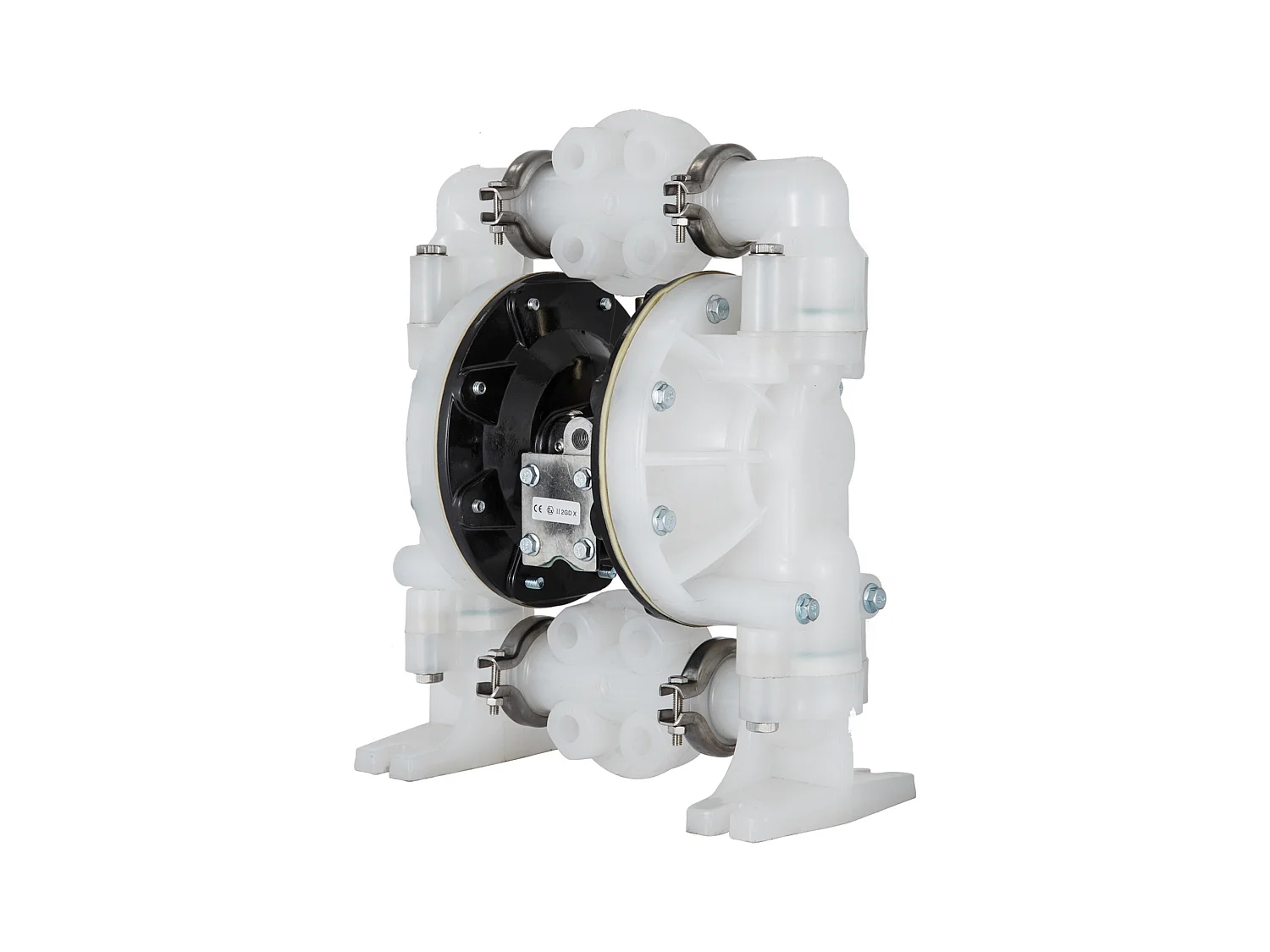 Pumpe SucceBuy Pneumatische Doppelmembran, Einlass und Auslass 2.54cm, für Chemische Anwendungen