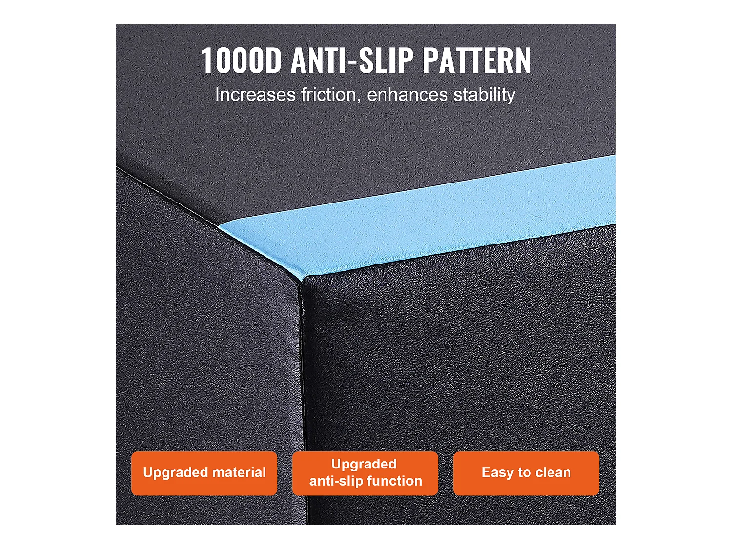 Boîte de Saut Pliométrique SucceBuy, Boîte de Pliométrie 3-en-1, 76/60/50 cm, Charge 200 kg