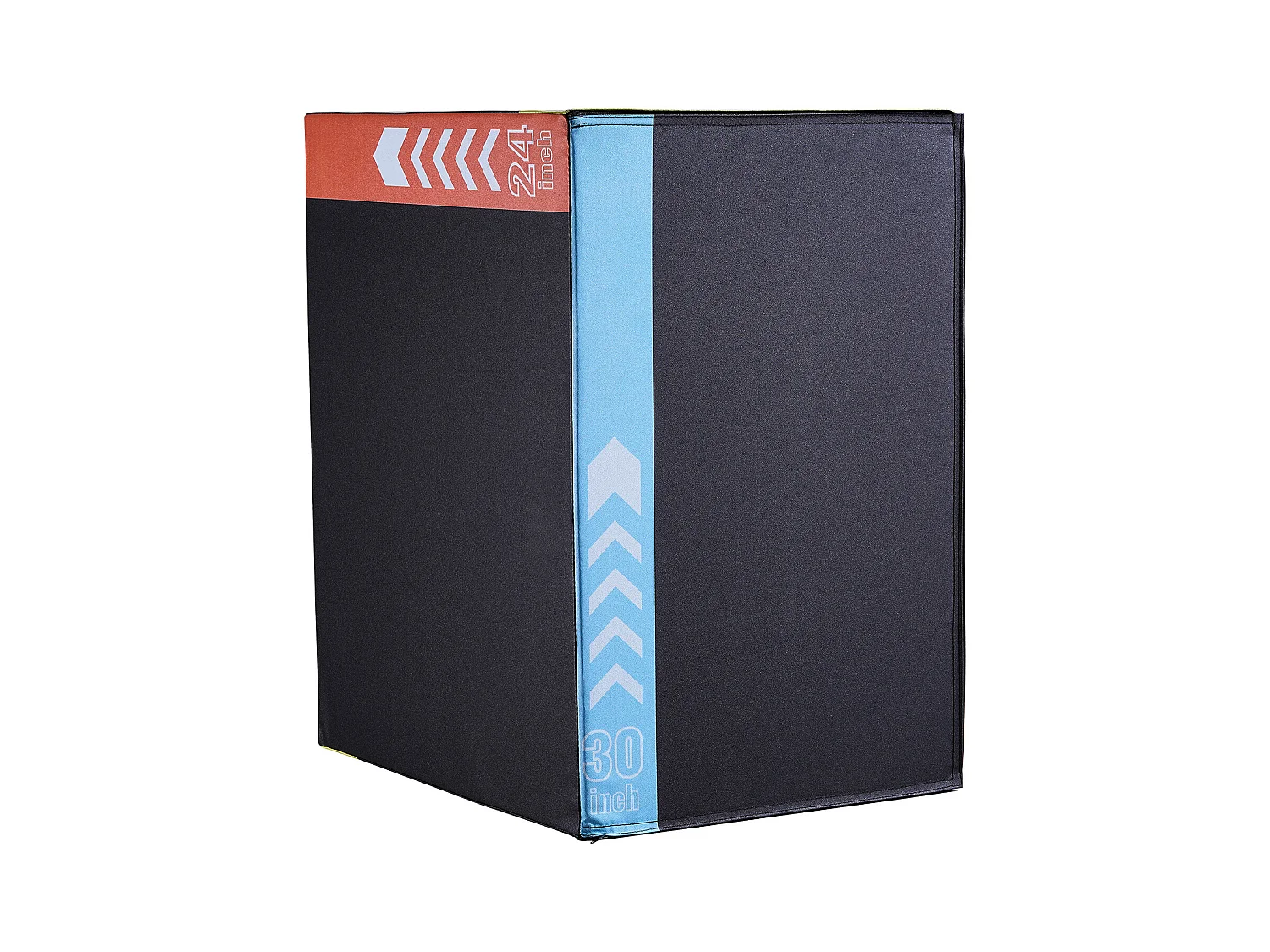 Boîte de Saut Pliométrique SucceBuy, Boîte de Pliométrie 3-en-1, 76/60/50 cm, Charge 200 kg