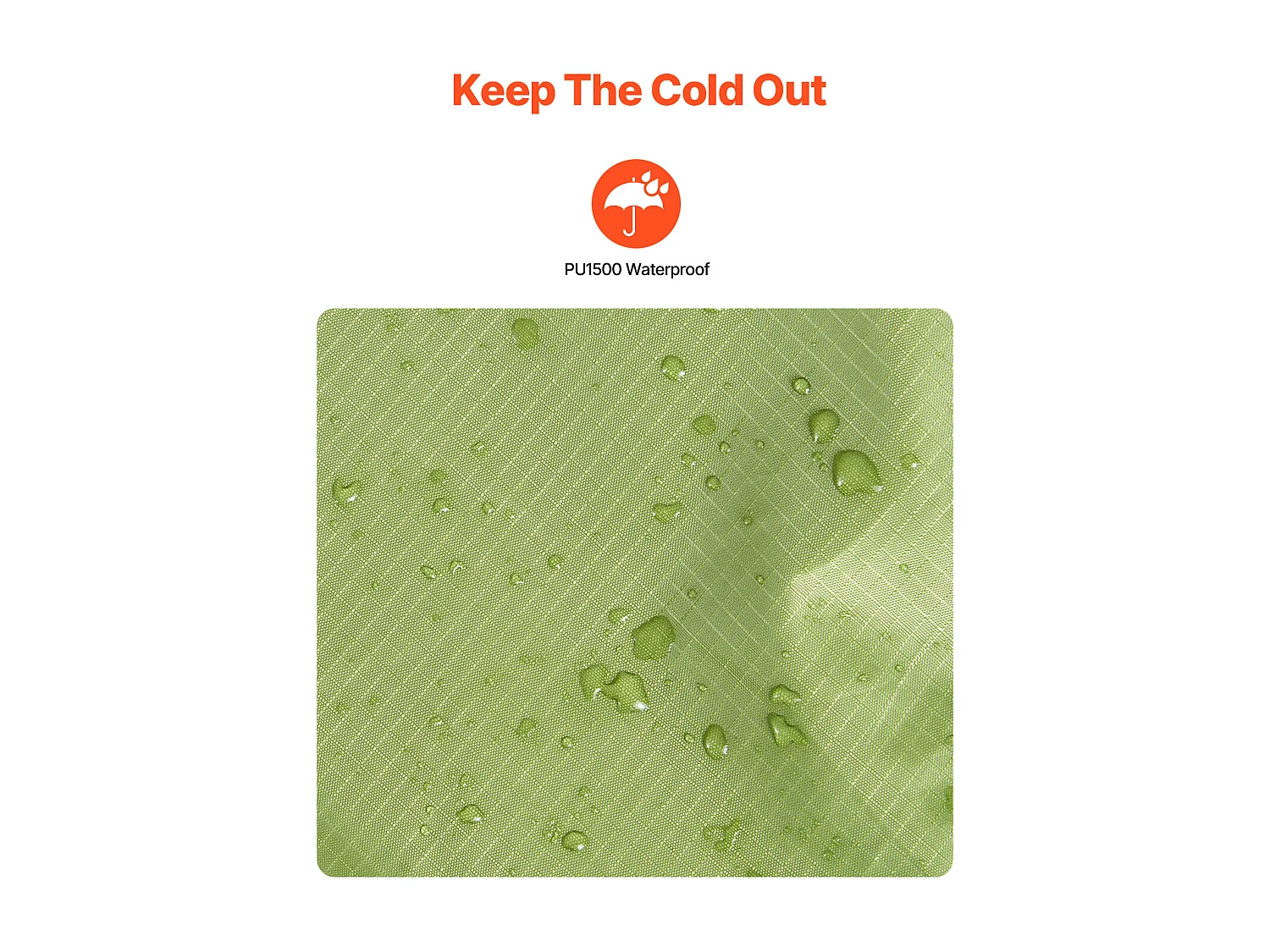 Couverture de Camping SucceBuy,200.66cm x 149.86cm, Portable et Chaude, Choix d'Extérieur en Vert Armée