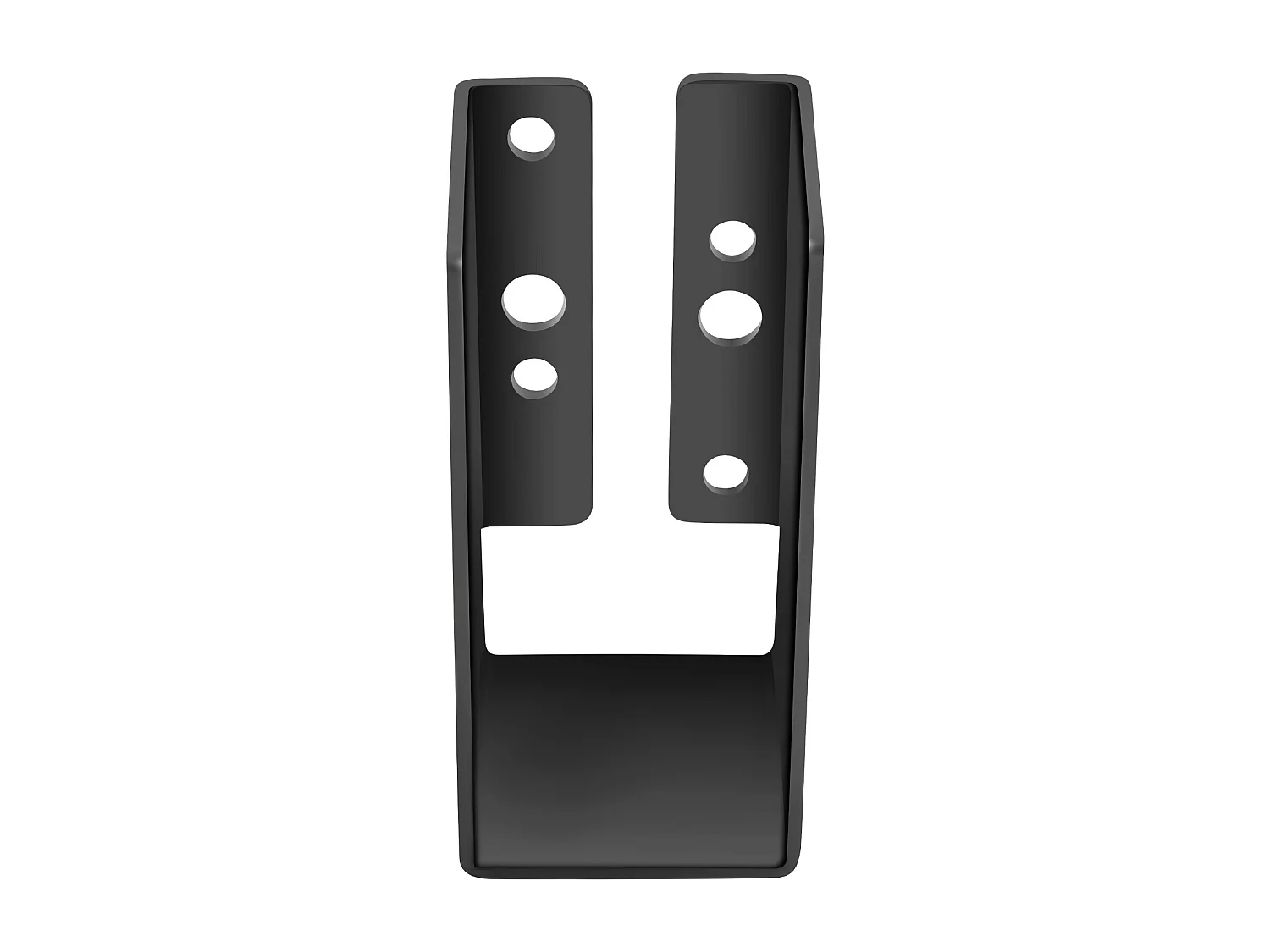 Kit de Supports SucceBuy Lot de 24 Supports de Solive Dissimulés 5,08 x 10,16 cm pour Bois d'Œuvre, Montage sur Face, Bride Dissimulée