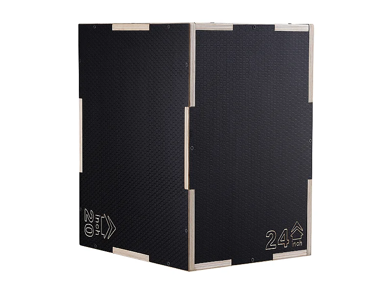 Pliometrische Springdoos SucceBuy, Pliometrie-Doos 3-in-1, Hoogte 60/50/40 cm, Lading 204 kg, voor Push-up-Training