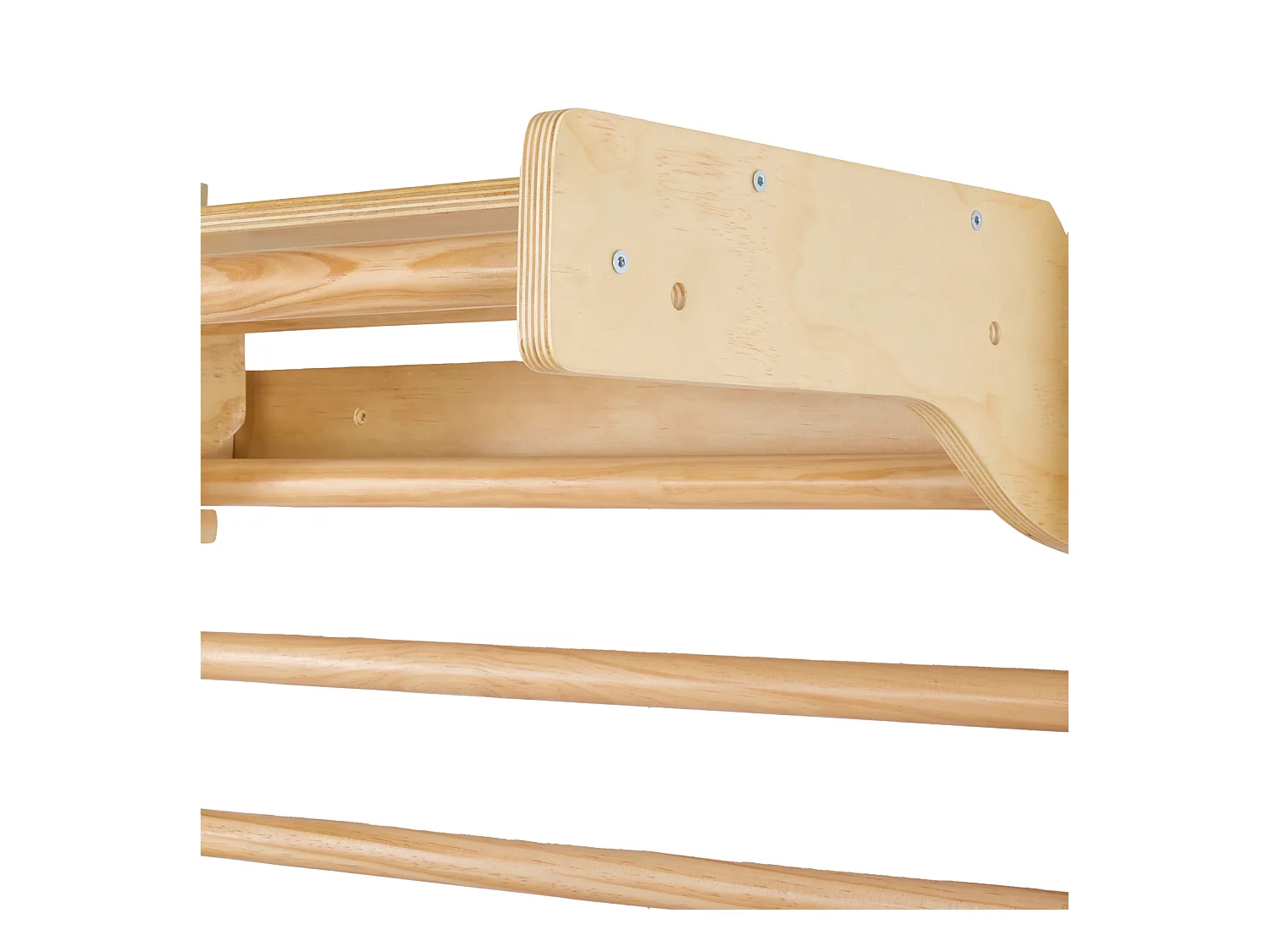 Échelle SucceBuy Murale Suédoise en Bois 5 en 1, Idéale pour Entraînement Physique et Gymnastique à Domicile ou en Salle de Sport