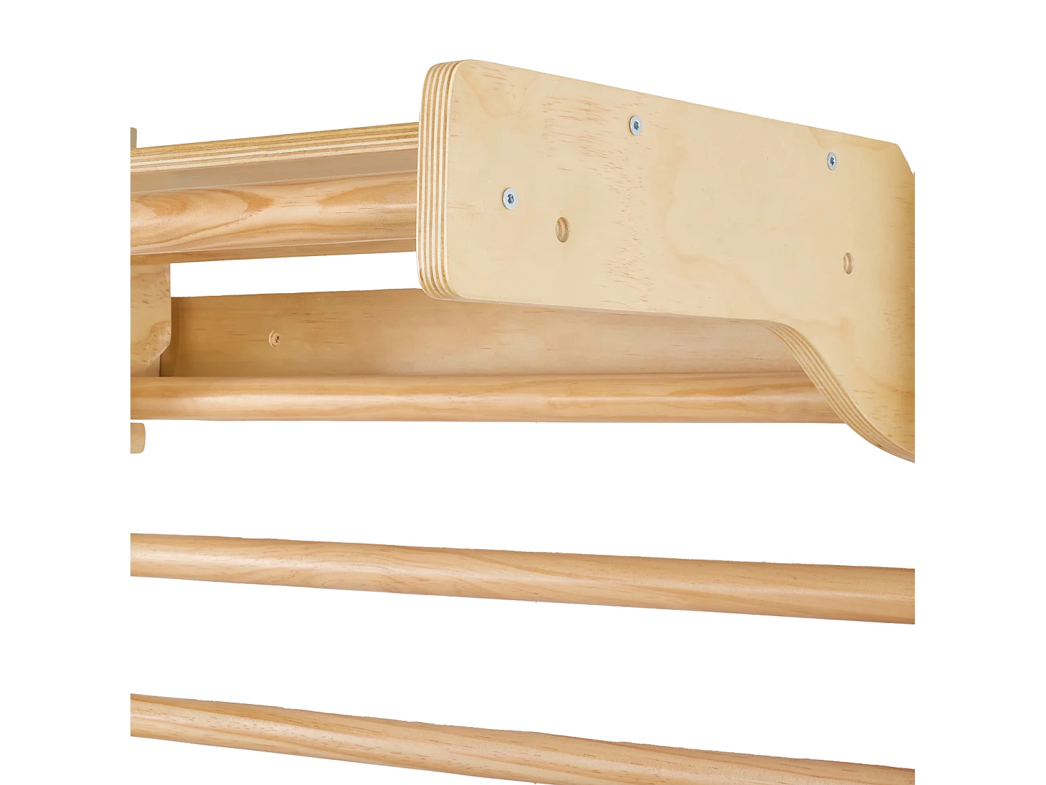 Échelle SucceBuy Murale Suédoise en Bois 5 en 1, Idéale pour Entraînement Physique et Gymnastique à Domicile ou en Salle de Sport