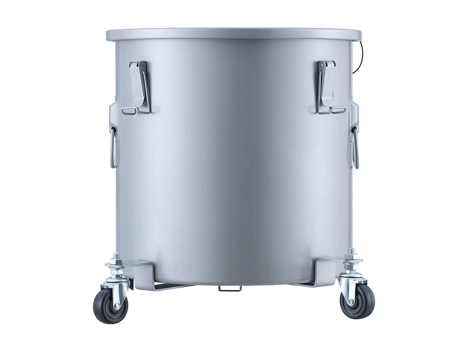 Seau à Graisse SucceBuy pour Friteuse, 37 L, Bac D'élimination D'huile avec Roulettes, Acier au Carbone avec Revêtement Antirouille