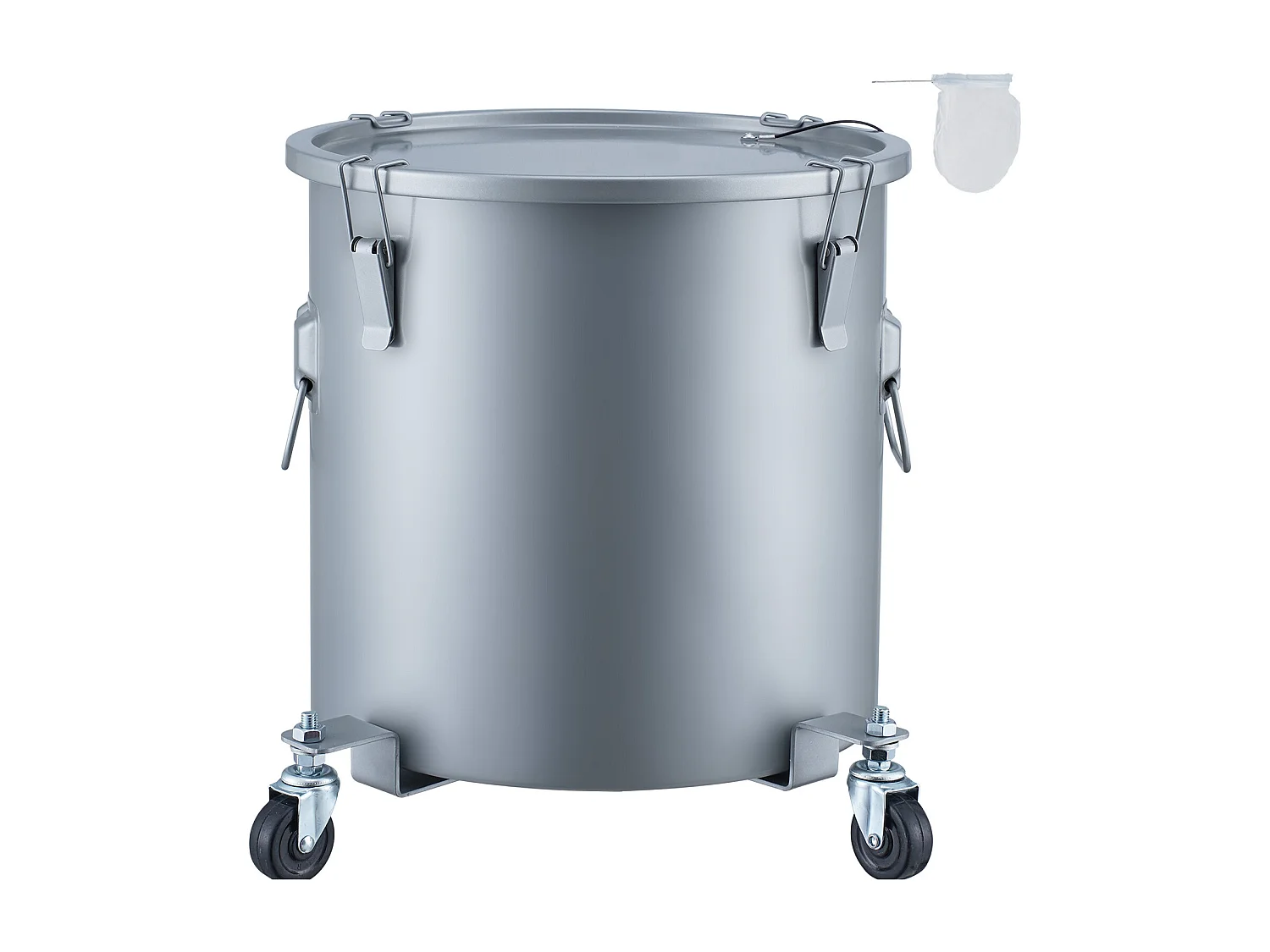 Vettenkoker Frituur SucceBuy, 37 L, Oliejasbak met Wielen, Koolstofstaal met Roestwerende Coating