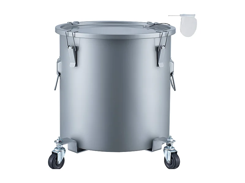 Vettenkoker Frituur SucceBuy, 37 L, Oliejasbak met Wielen, Koolstofstaal met Roestwerende Coating