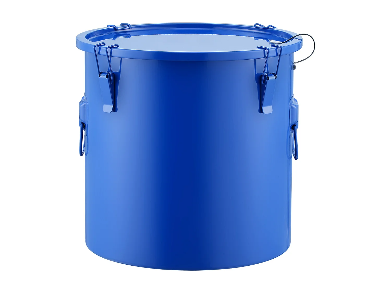 Seau à Graisse SucceBuy pour Friteuse, 30 L, Panier D'élimination de L'huile avec Sac Filtrant, Bleu, Acier au Carbone avec Revêtement Antirouille