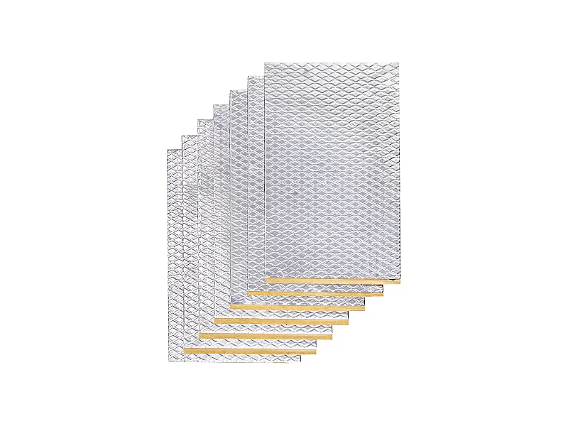 Schalldämmteppich SucceBuy Schallabsorptionsblatt 3.3 m² 24,9 x 39,9 x 0.2 cm für Fahrzeug
