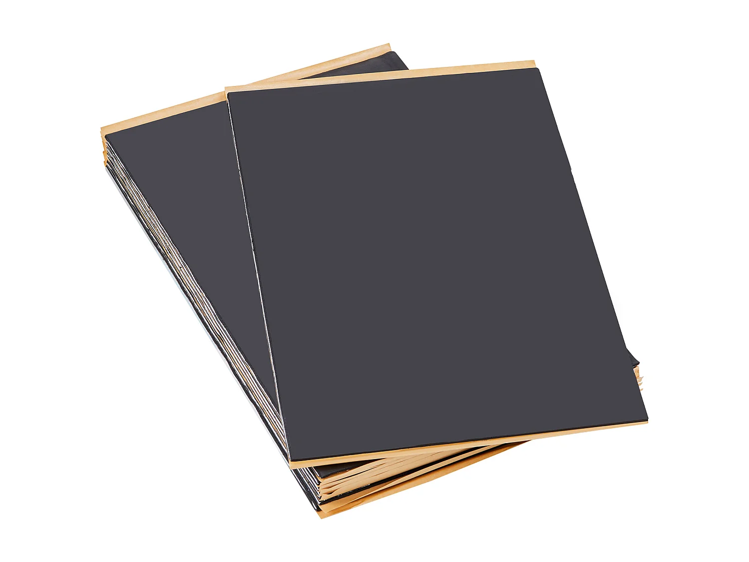 Tapis d'Isolation Phonique SucceBuy, 24,9 x 39,9 x 0.5 cm, Amortisseur de Bruit Automobile en Butyle, Isolation du Bruit et des Vibrations pour Véhicule