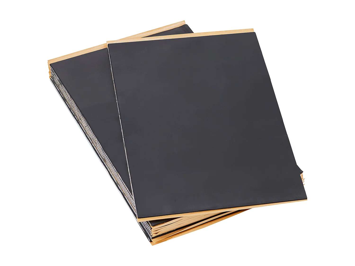 Tapis d'Isolation Phonique SucceBuy, 24,9 x 39,9 x 0.5 cm, Amortisseur de Bruit Automobile en Butyle, Isolation du Bruit et des Vibrations pour Véhicule