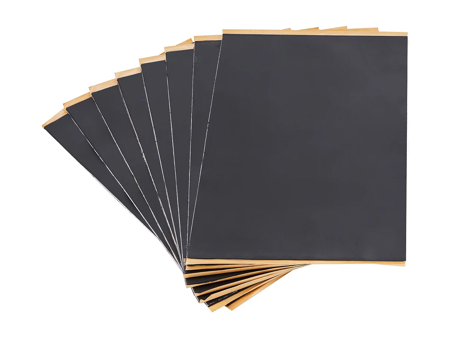 Tapis d'Isolation Phonique SucceBuy, 24,9 x 39,9 x 0.5 cm, Amortisseur de Bruit Automobile en Butyle, Isolation du Bruit et des Vibrations pour Véhicule