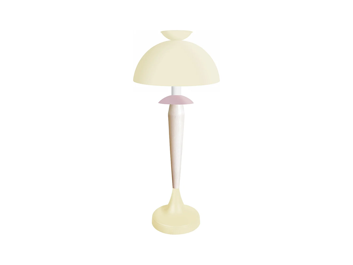 Lampe de Salon TOSEL ,métal,bois,beige,H52xD30x P 30cm