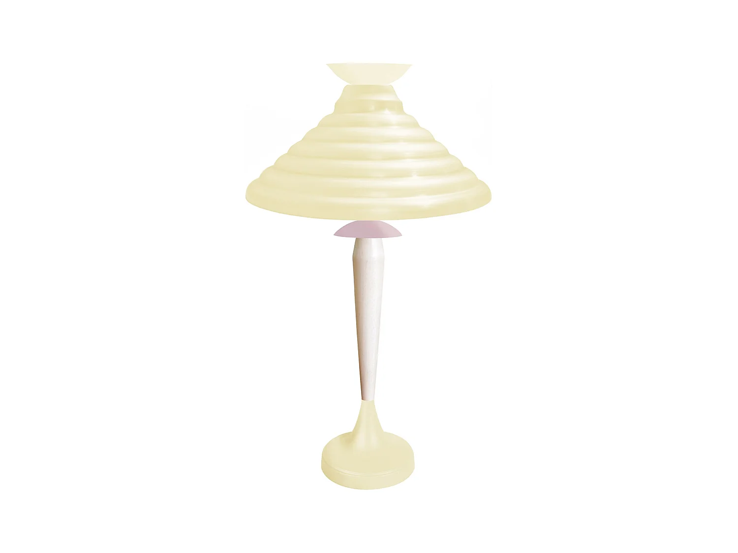 Lampe de Salon TOSEL ,métal,bois,beige,H61xD35xP35cm