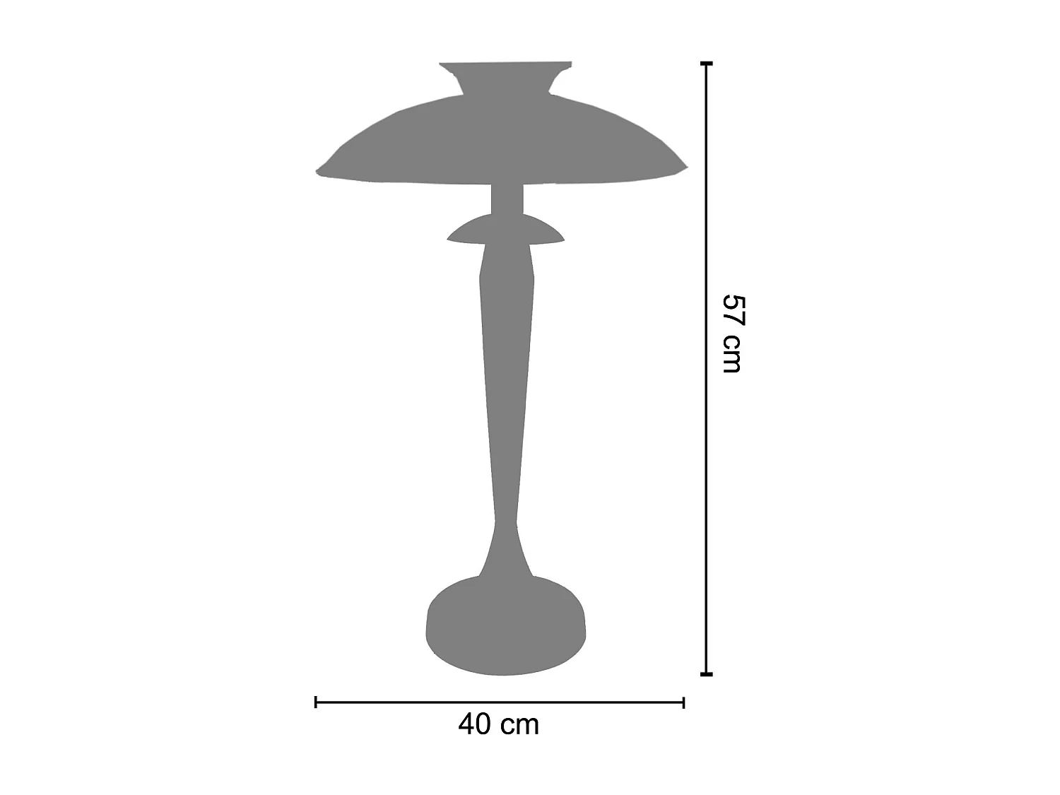 Lámpara de Salón TOSEL ,metal,madera,Rosa , A 57xD40xP40cm