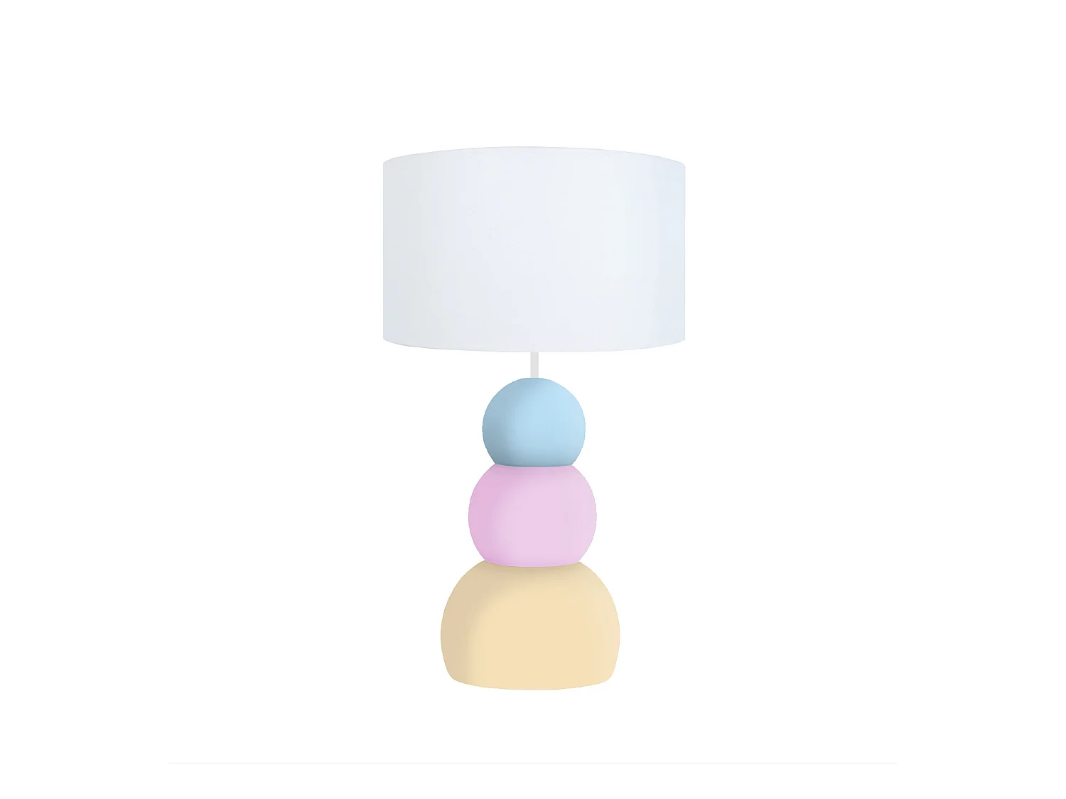 Lampe a Poser TOSEL ,métal,beige,H31xD16xP16cm