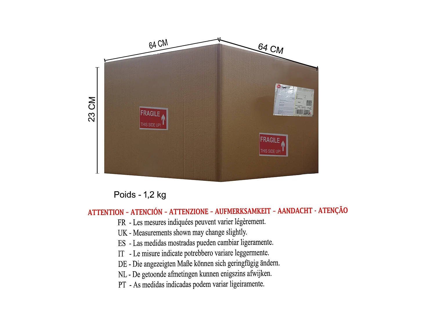 Suspension TOSEL ,tissu,Noir ,H70x D55xP60cm