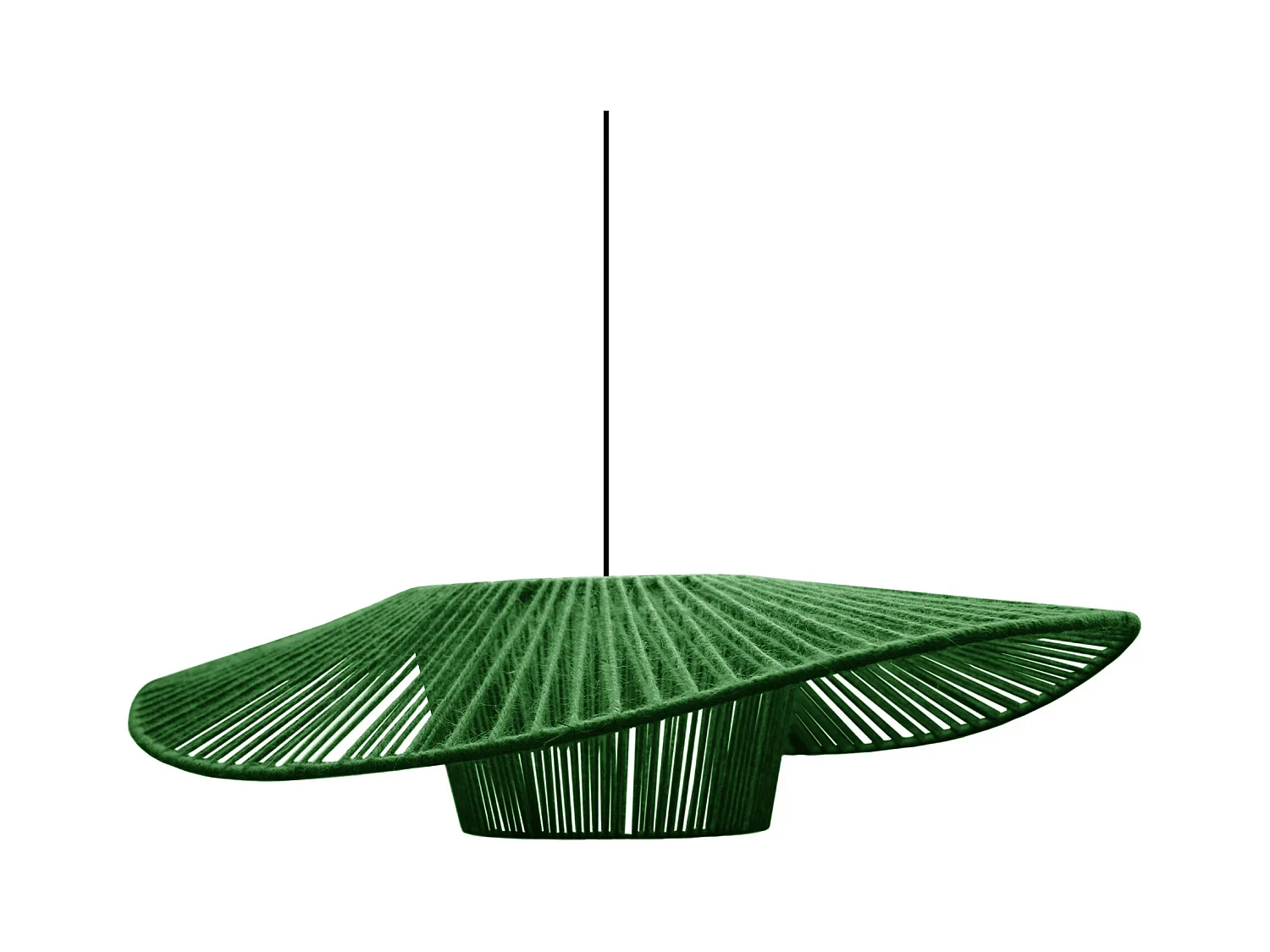 Suspension TOSEL ,tissu,Noir ,H70x D55xP60cm