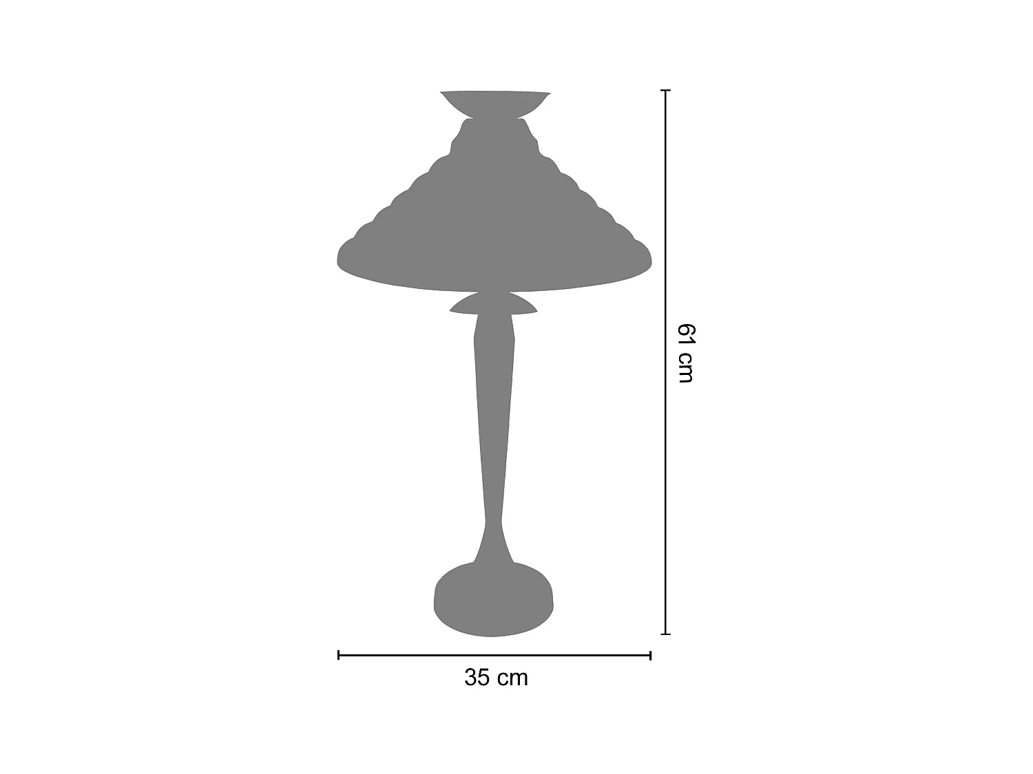 Lampe de Salon TOSEL ,métal,bois,Rose ,H61xD35xP35cm