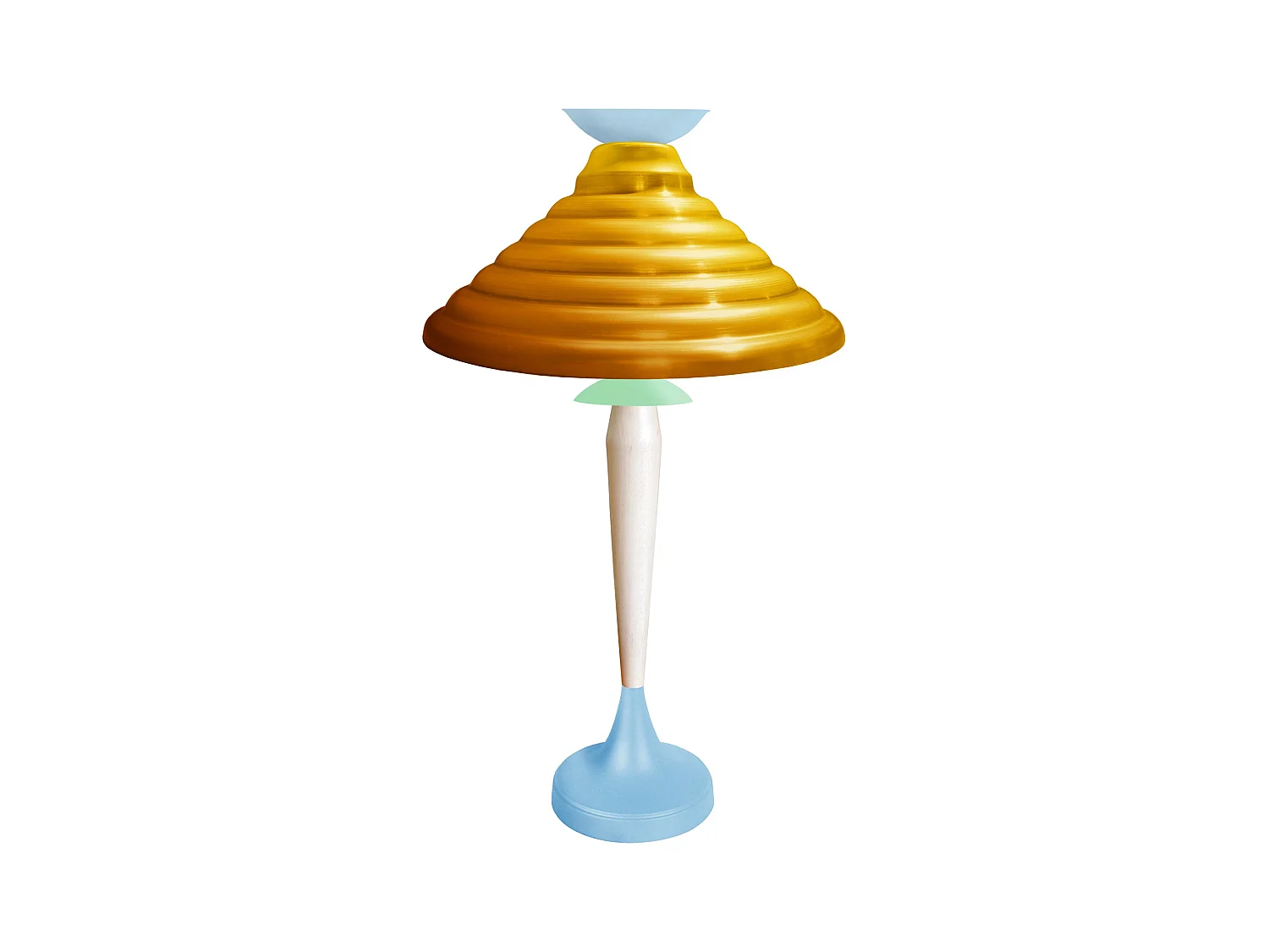 Lampe de Salon TOSEL ,métal,bois,Rose ,H61xD35xP35cm