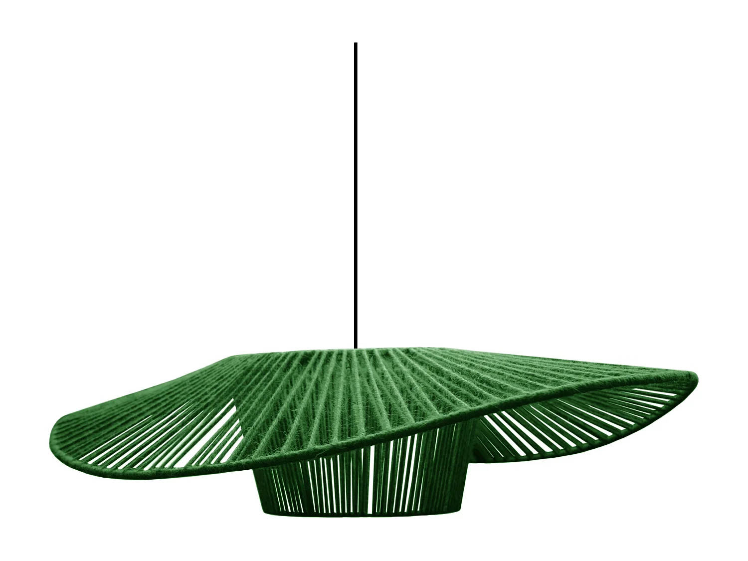 Suspensión  TOSEL ,tela,Negro, A 70xD35xP40cm