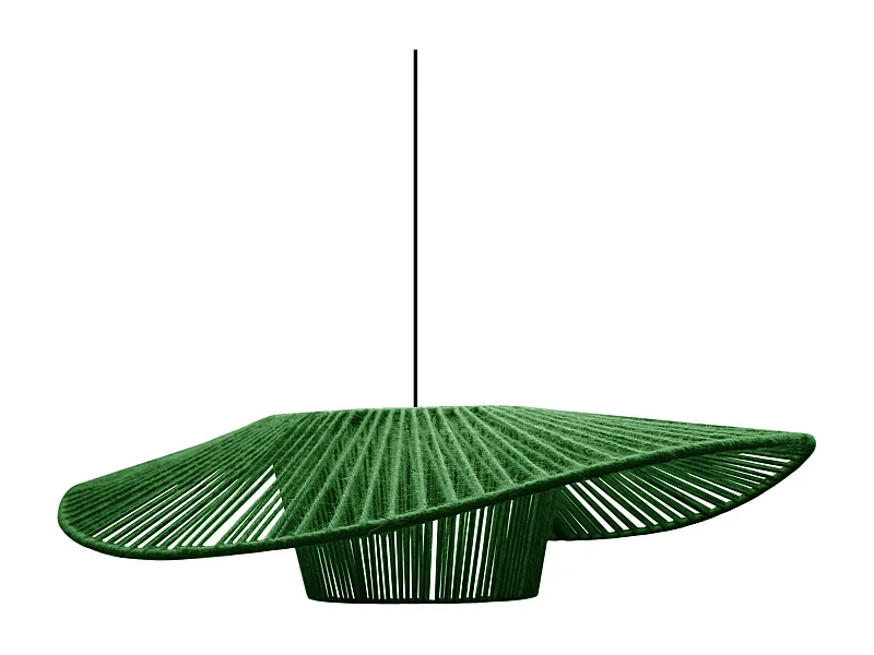 Suspension TOSEL ,tissu,Noir , H 70xD35xP40cm