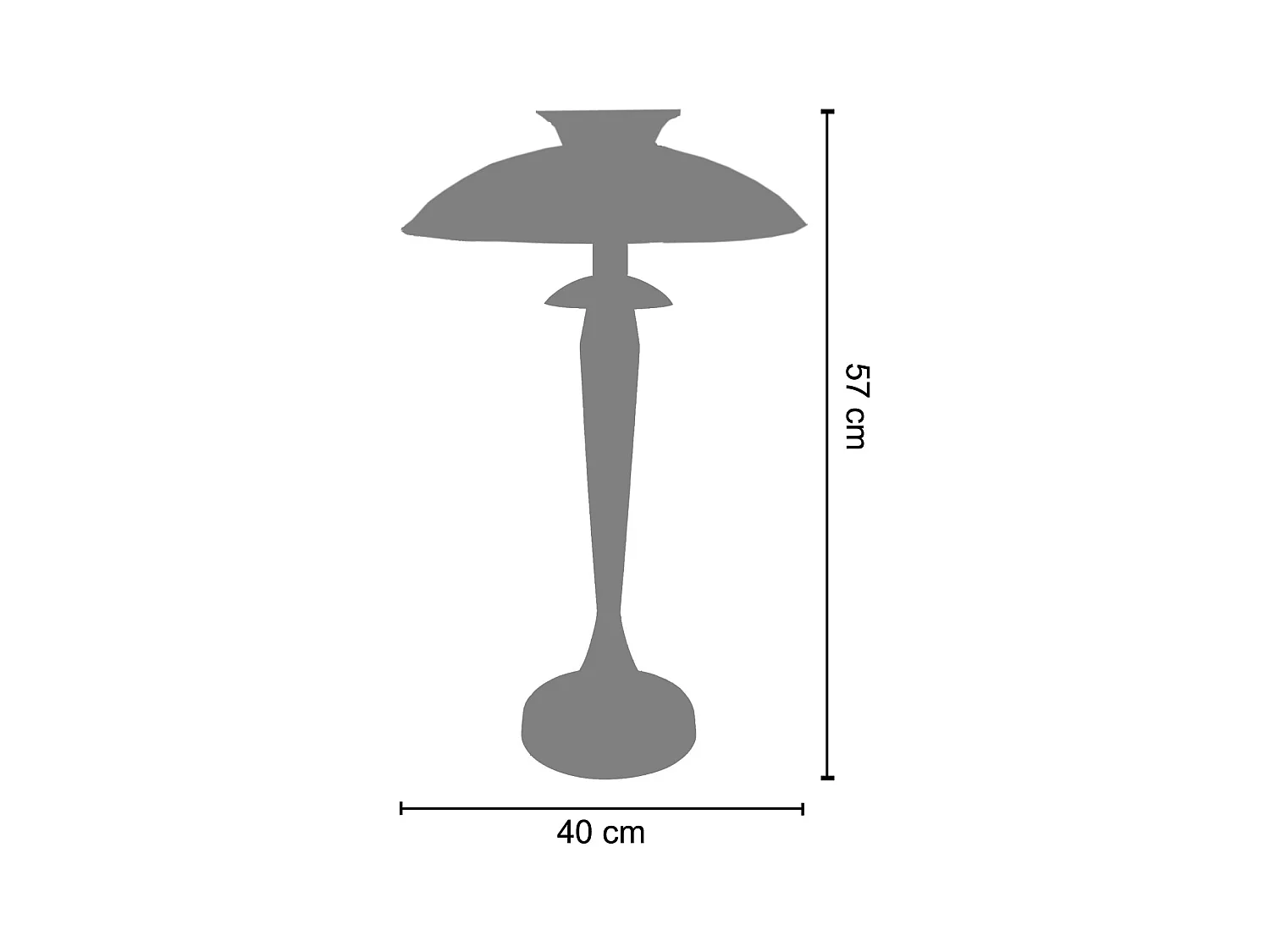 Lampe de Salon TOSEL ,métal,bois,beige,H57xD40xP40cm