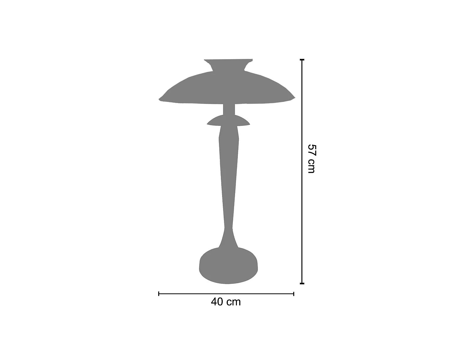 Lampe de Salon TOSEL ,métal,bois,beige,H57xD40xP40cm