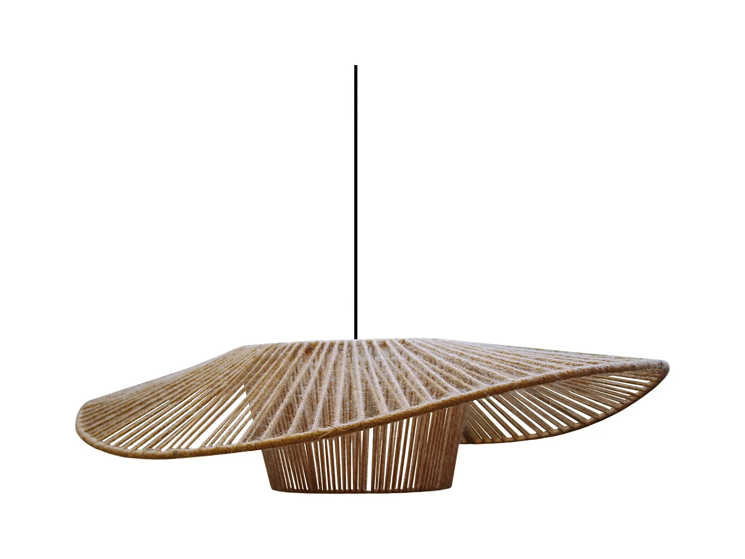 Suspension TOSEL ,tissu,naturel, H 80xD75xP80cm