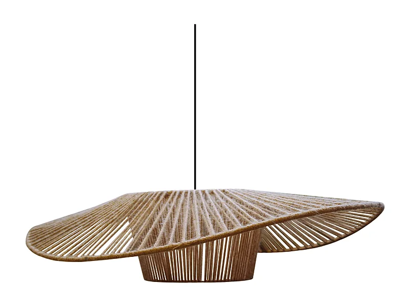 Suspension TOSEL ,tissu,naturel, H 80xD75xP80cm