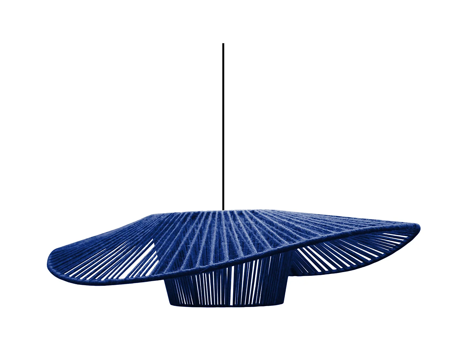 Suspension TOSEL ,tissu,Bleu,H80xD 75x P 80cm