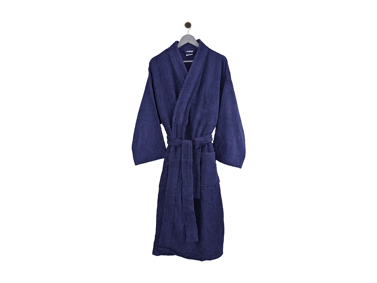 Peignoir kimono adulte PURE coton XL bleu marine