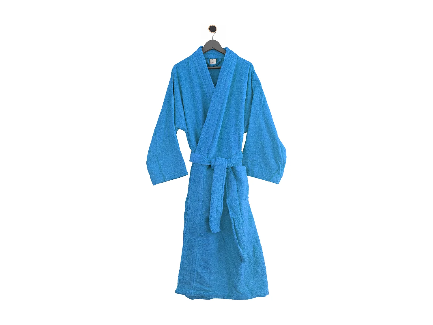 Peignoir kimono adulte PURE coton XL bleu turquoise