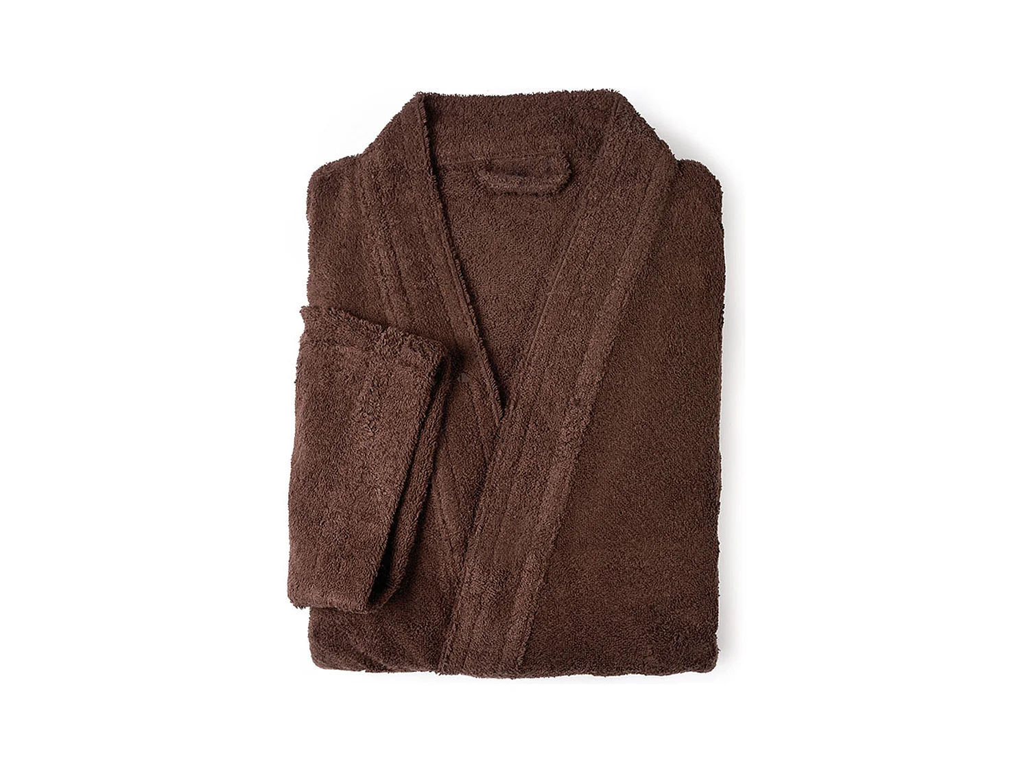 Peignoir kimono adulte PURE coton XL marron