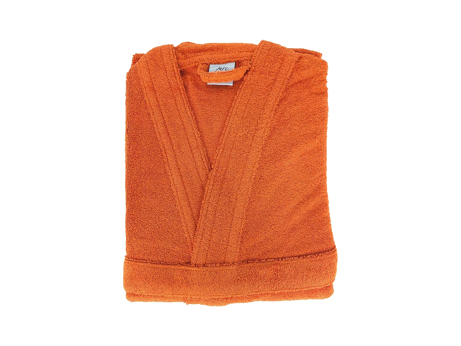 Peignoir kimono adulte PURE coton XL orange butane
