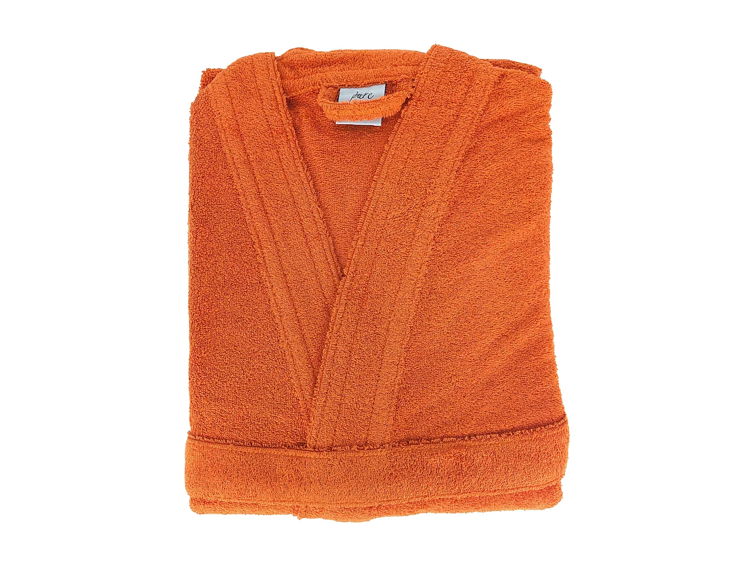 Peignoir kimono adulte PURE coton XL orange butane