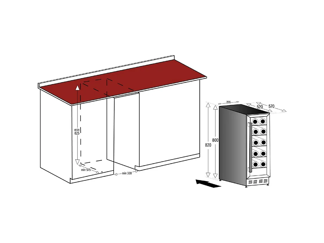 Cave de service CAVISS, SLEN120TBE5