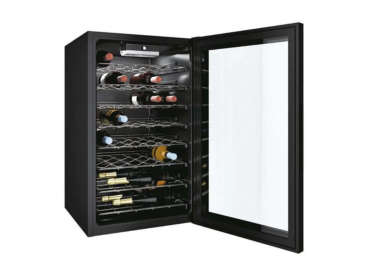 Candy CWC 150 EM/N Cantina Vino Cantinetta con Compressore Libera Installazione 41 Bottiglie Nero