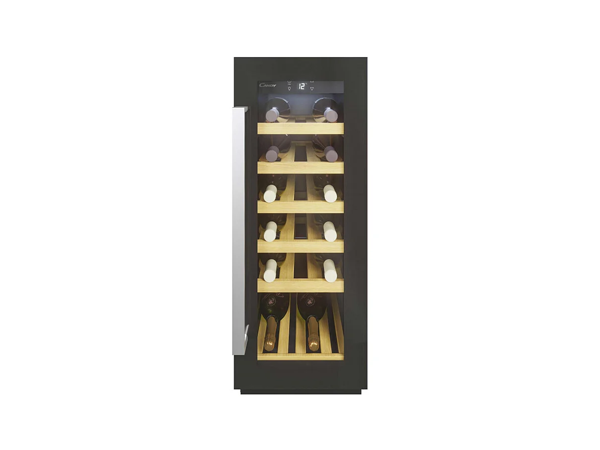 Cave à vin encastrable 58L 20 Btls CANDY 29.5cm F, CCVB30F1