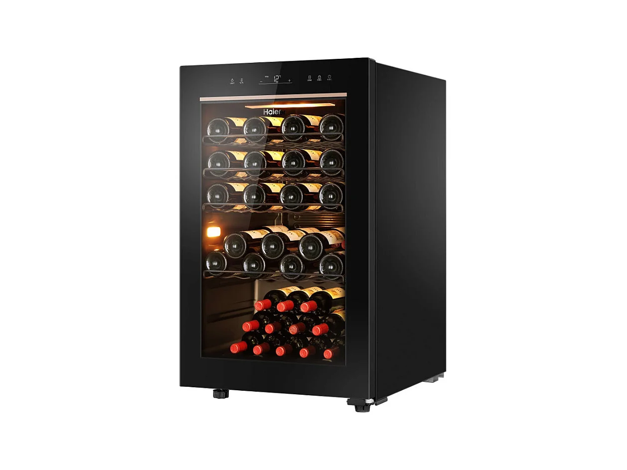 Cave multi-températures 118L 49 Btls Froid Statique HAIER 49.7cm, HWS 49 GAE
