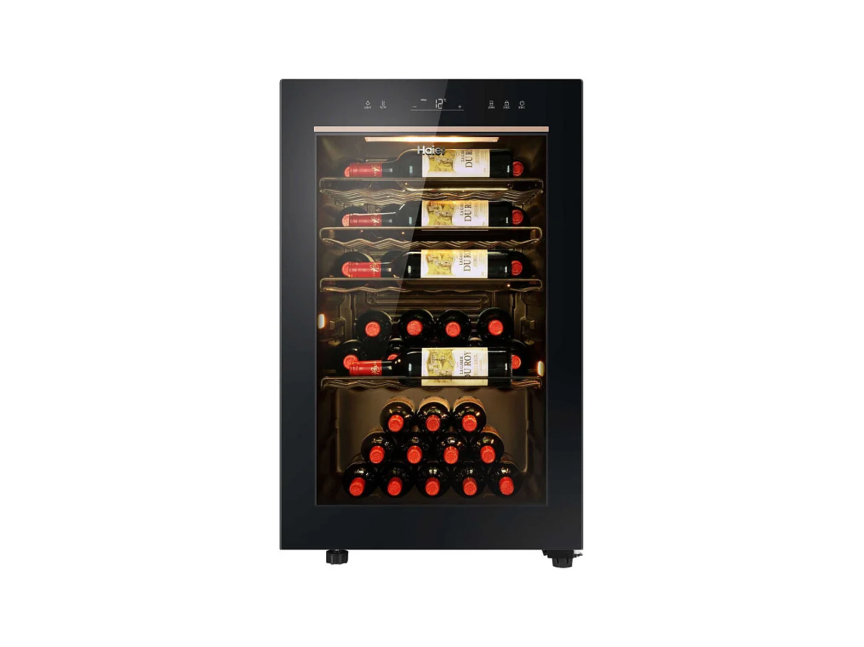 Cave multi-températures 118L 49 Btls Froid Statique HAIER 49.7cm, HWS 49 GAE