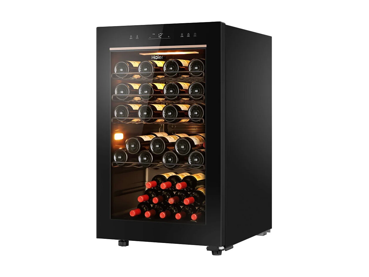 Cave multi-températures 118L 49 Btls Froid Statique HAIER 49.7cm, HWS 49 GAE